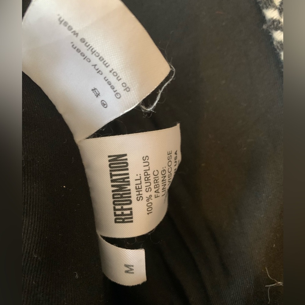 Reformation herringbone double breasted long coat - image 5